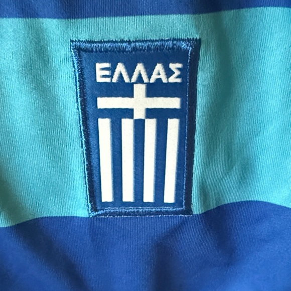Greece National Soccer Stadium Jersey #4 Manolas - Picture 4 of 4